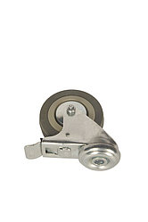 Колеса аппаратные поворотные под болт с тормозом