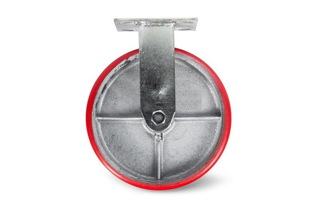 Колесо большегрузное неповоротное FCp 54 125 мм полиуретановое (F), фото 2