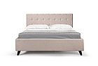 Кровать Эмели 160х200 с подъемн. мех. микровелюр бежевый, фото 2