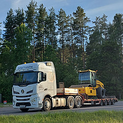 Трал для перевозки катка