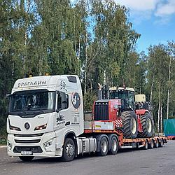 Трал для перевозки трактора