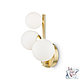 Светильник настенный (бра) Maytoni Modern Dallas MOD545WL-03BS, IP20, золото, белый, фото 2