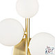 Светильник настенный (бра) Maytoni Modern Dallas MOD545WL-03BS, IP20, золото, белый, фото 3