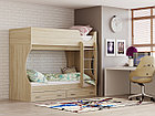 Двухъярусная кровать Д 2 80х190 (дуб сонома), фото 2