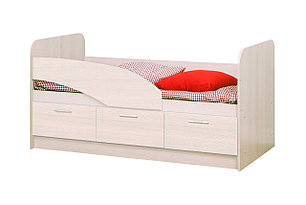 Кровать одинарная 80х180 06.223 ЛДСП (дуб линдберг)