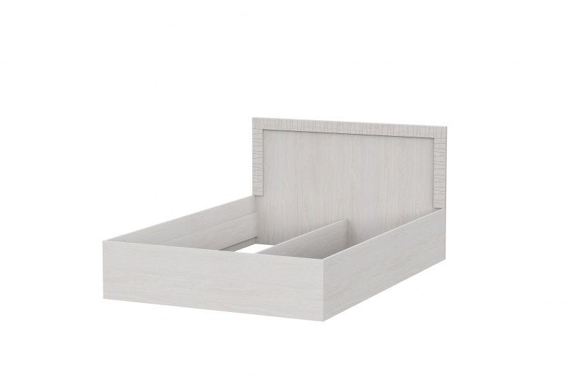 Кровать SV-МЕБЕЛЬ (МС Гамма 20 К) Серия №4 двойная универс. 140х200 Ясень анкор светлый/Сандал св.