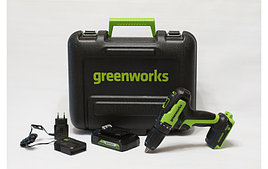 Аккумуляторная дрель-шуруповерт Greenworks GD24DD35  24B
