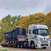 Низкорамный полуприцеп трал