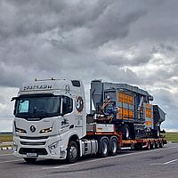 Перевозка грузов низкорамным тралом