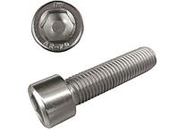 Винт М8х50 мм с внутр. шестигр., нерж.сталь (А2) DIN 912 (100 шт в карт. уп.)