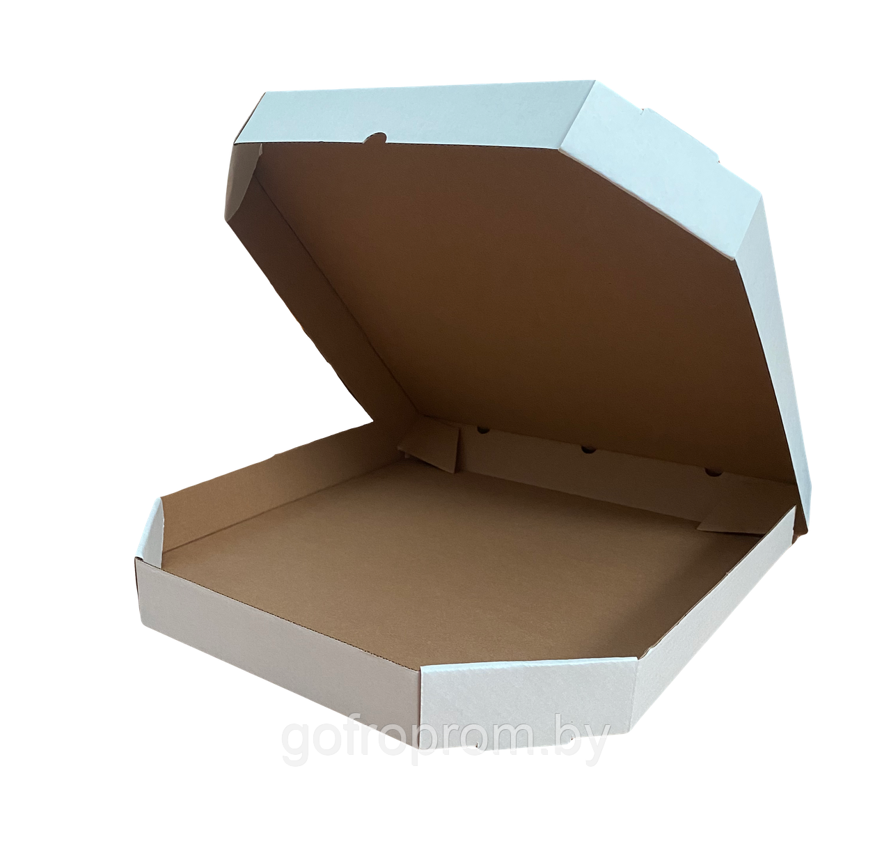 330x330x40  коробка самосборная для пиццы