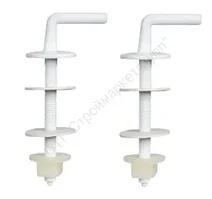 Комплект креплений для сиденья унитаза, пластик, WIRQUIN, арт 10981440