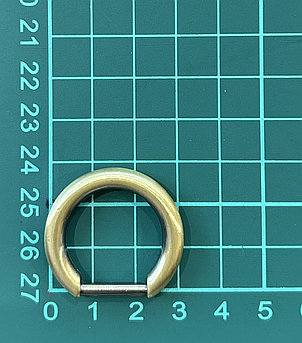 Полукольцо металлическое 1010 15мм антик полир.