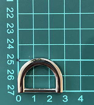 Полукольцо металлическое литое 5775 20мм никель полир.