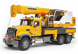 Игрушка Автокран MACK Bruder Liebherr 02818