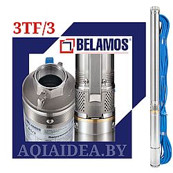 Центробежный скважинный насос Belamos 3TF-90/3 (кабель 50 метров)