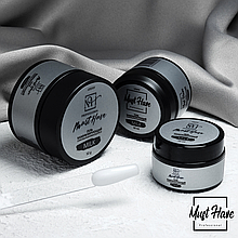 Гель камуфлирующий  Milk , молочный, 15ml, 30ml, 50ml самовыравнивающийся,  MUST HAVE