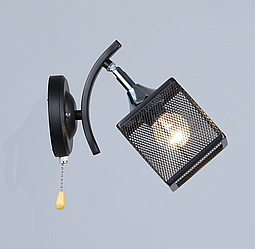 Настенный светильник NewRgy 5986/1W BK+CH