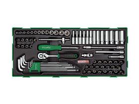 Набор-сет головок с принадлежностями 72предм. TOPTU