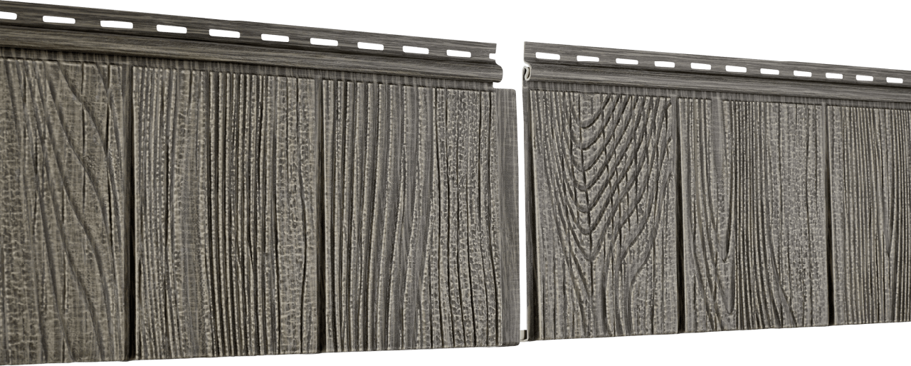 Фасадная панель Ю-пласт серия Щепа Hokla S-Lock (Седой дуб)