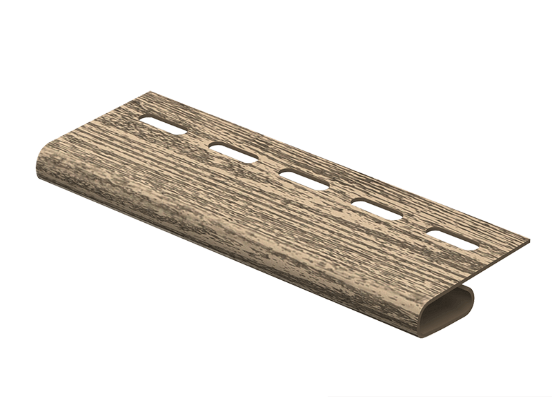 Комплектующие для сайдинга Ю-пласт Завершающая планка Timberblock Ель (Альпийская)