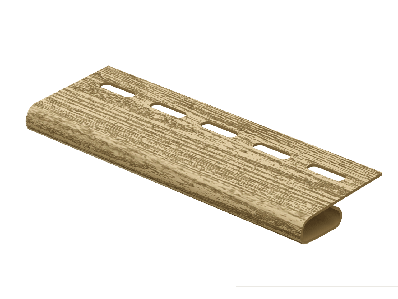 Комплектующие для сайдинга Ю-пласт Завершающая планка Timberblock Ель (Балтийская)