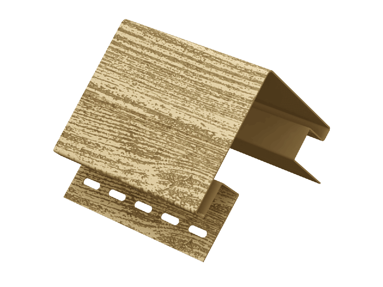 Комплектующие для сайдинга Ю-пласт Наружный угол Timberblock Ель (Балтийская)