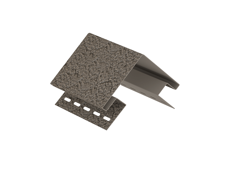 Комплектующие для сайдинга Ю-пласт Наружный угол Стоун Хаус S-Lock Клинкер (Бежевый)