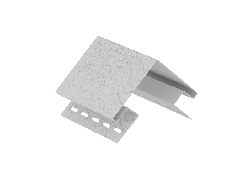 Комплектующие для сайдинга Ю-пласт Наружный угол Стоун Хаус S-Lock Клинкер (Дымчатый)