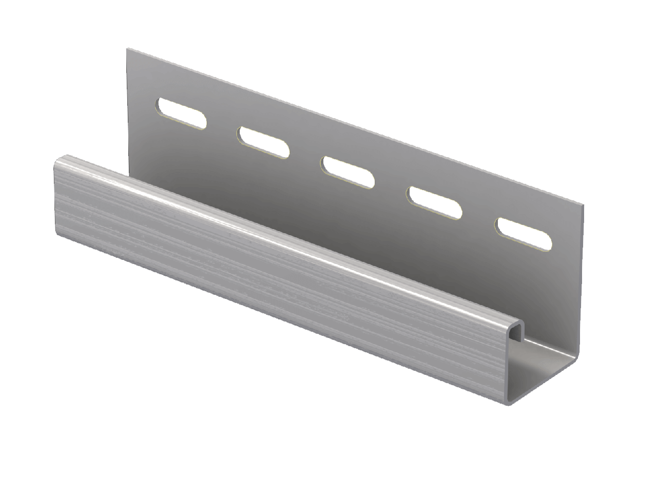 Комплектующие для сайдинга Ю-пласт J-планка Классика (Серая)