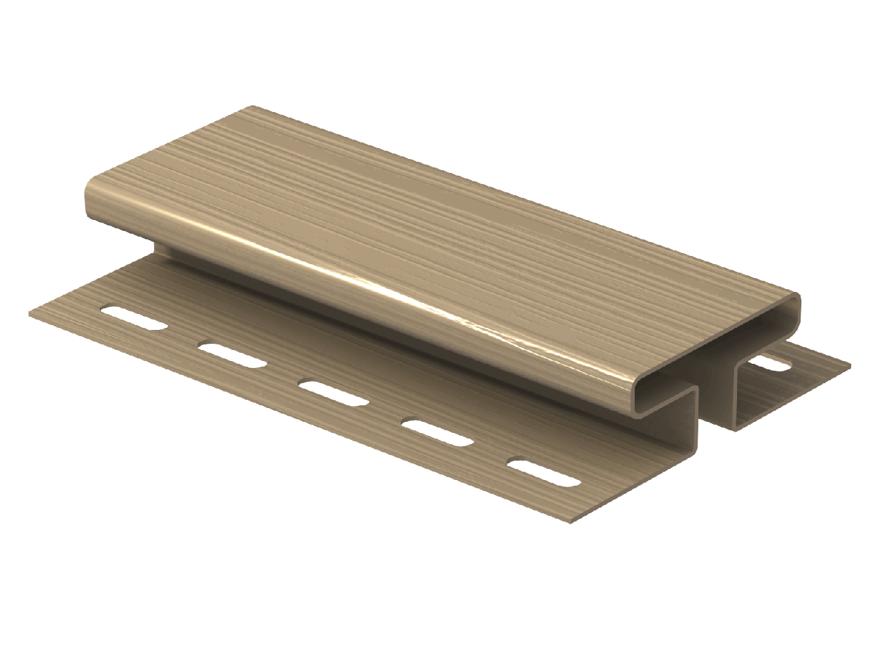 Комплектующие для сайдинга Ю-пласт H-планка Классика (Бежевая)