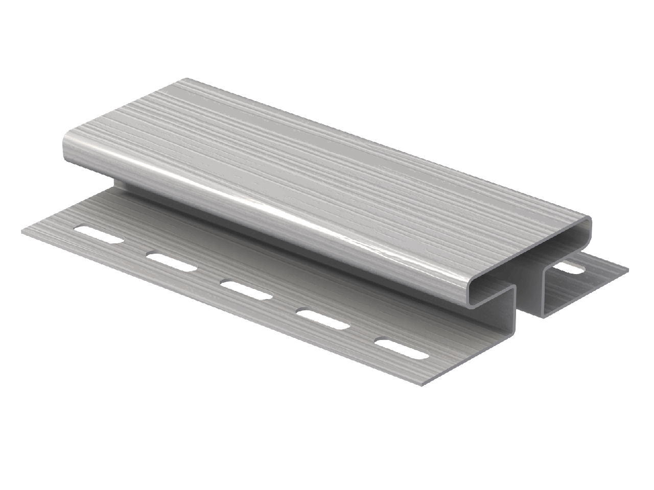 Комплектующие для сайдинга Ю-пласт H-планка Классика (Серая)