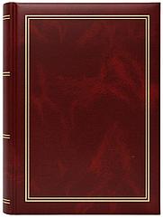 Фотоальбом GEDEON 13х18/50 (книжный переплет, бордовый)