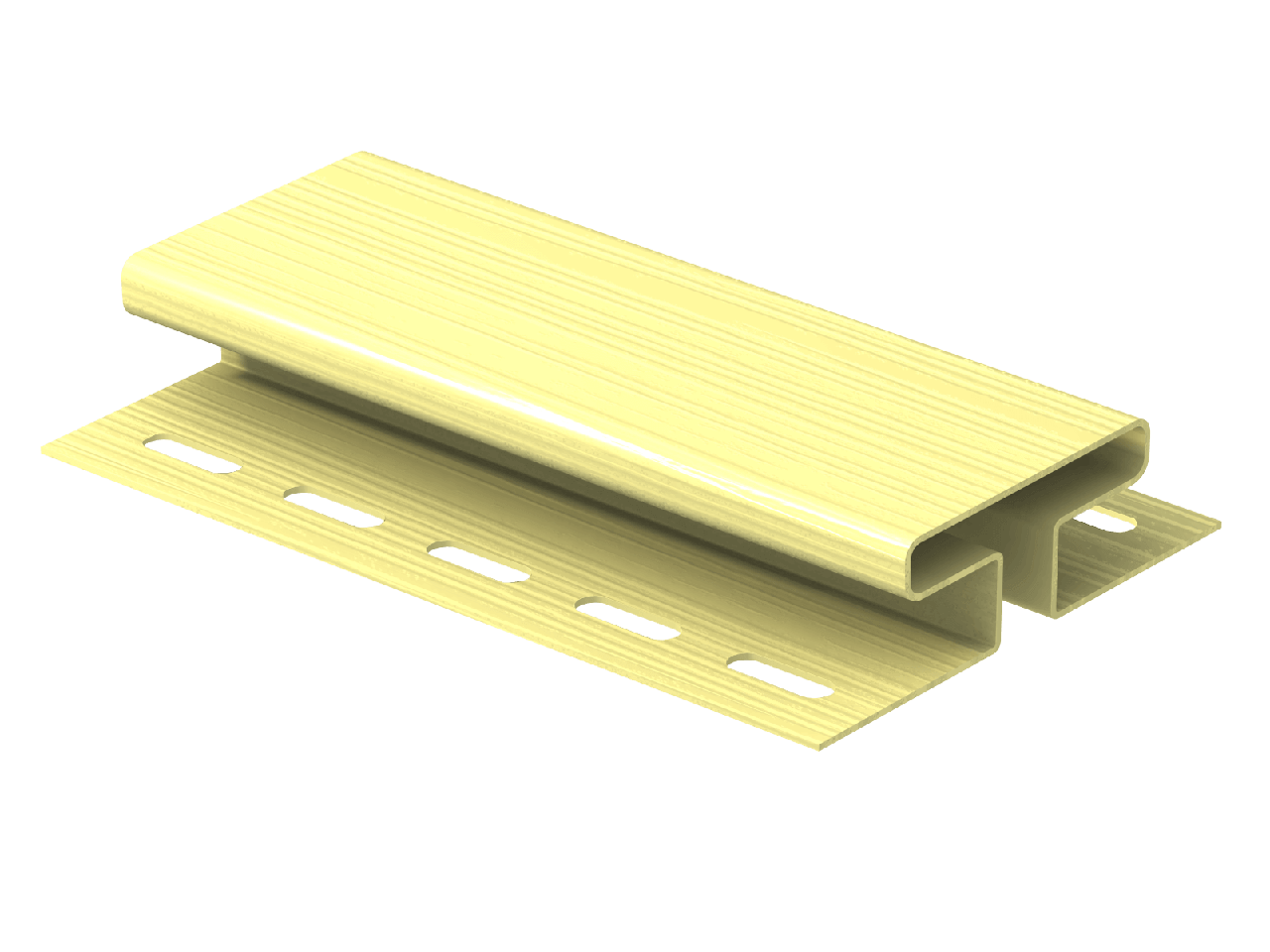 Комплектующие для сайдинга Ю-пласт H-планка Классика (Кремовая)