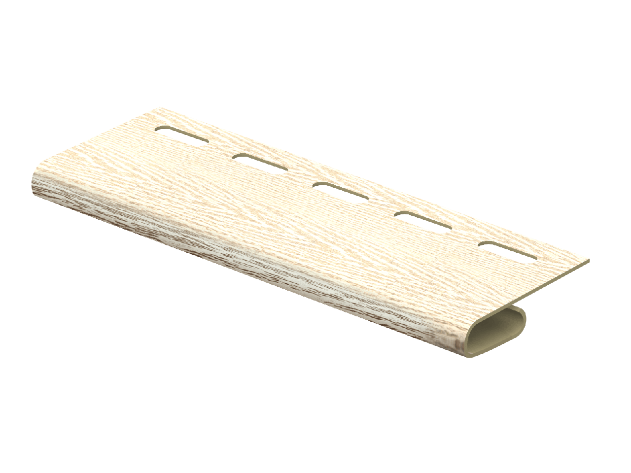 Комплектующие для сайдинга Ю-пласт Завершающая планка Timberblock Ясень (Золотистый)