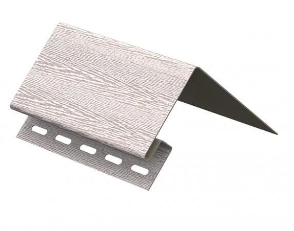 Комплектующие для сайдинга Ю-пласт Околооконная планка Timberblock Ясень (Беленый)