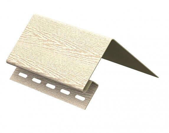 Комплектующие для сайдинга Ю-пласт Околооконная планка Timberblock Ясень (Золотистый)