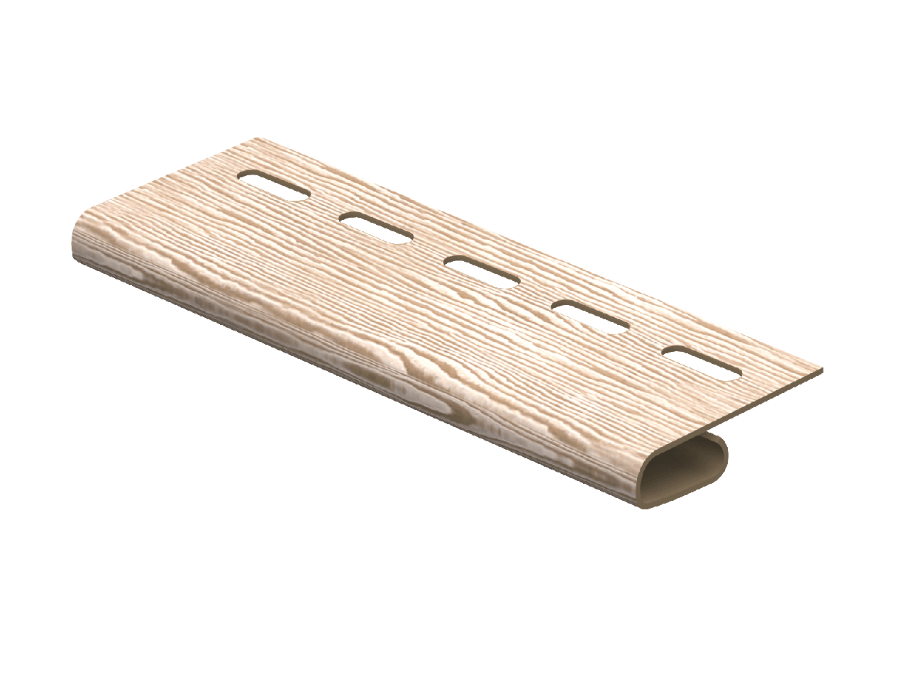 Комплектующие для сайдинга Ю-пласт Завершающая планка Timberblock Дуб (Натуральный)