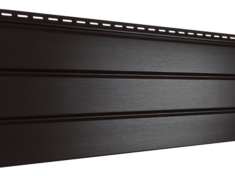 Сайдинг Ю-пласт Софит PRO (Коричневый, без перфорации)