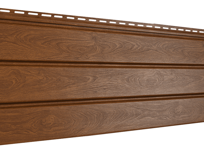 Сайдинг Ю-пласт Софит PRO (Дуб золотой, без перфорации)