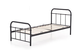 Кровать HALMAR LINDA черный, 90х200