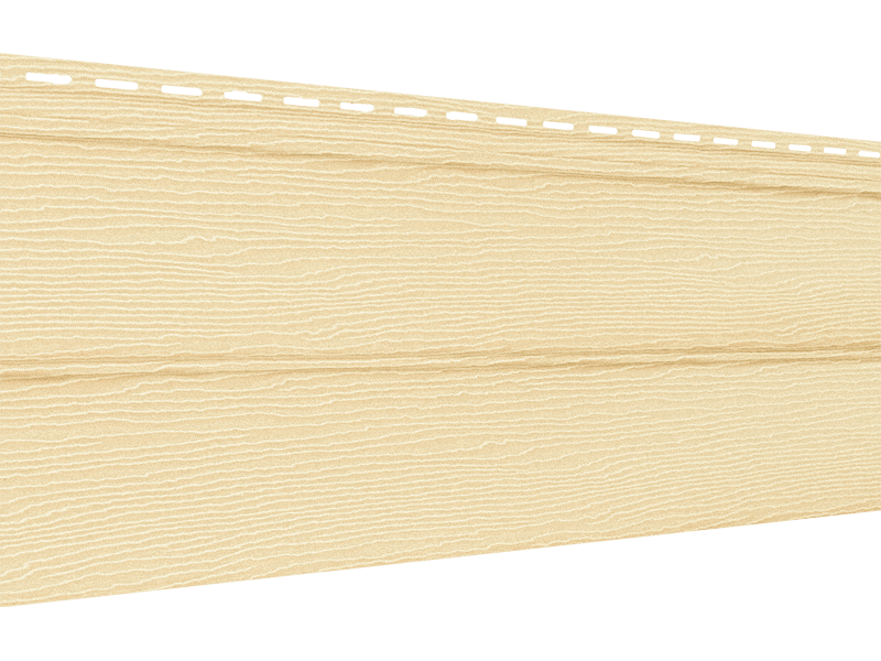 Сайдинг Ю-пласт Блок Хаус (Кремовый)