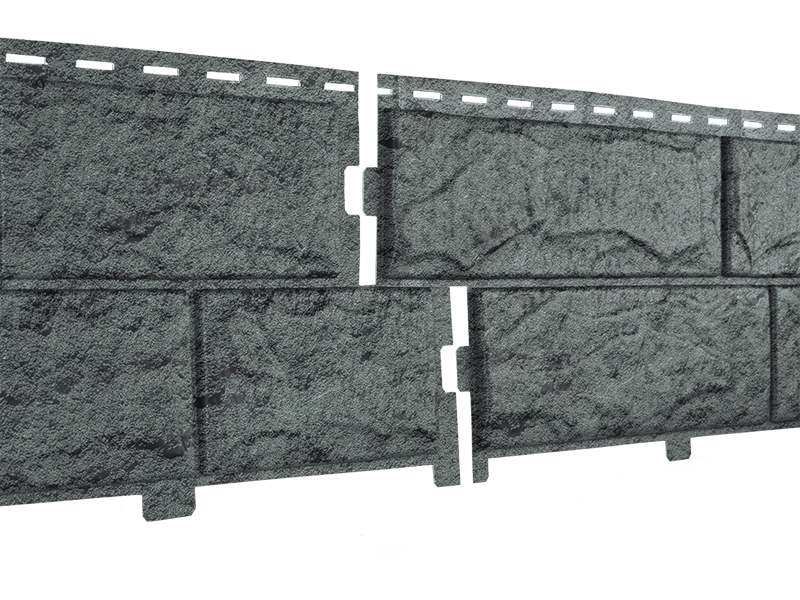 Фасадная панель Ю-пласт Стоун Хаус Камень (Изумрудный)