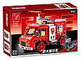 Конструктор R-T T4029 пожарная машина на радиоуправлении 586 деталей, фото 3