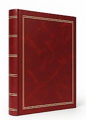 Фотоальбом GEDEON 13х18/200 (книжный переплет, бордовый)