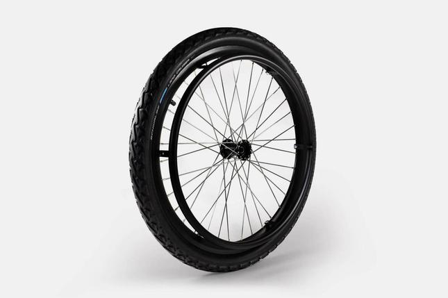 Колесо заднее внедорожное для инвалидной коляски 24"х1,9 PN шина Landcriuser, под ось 12 мм., фото 2