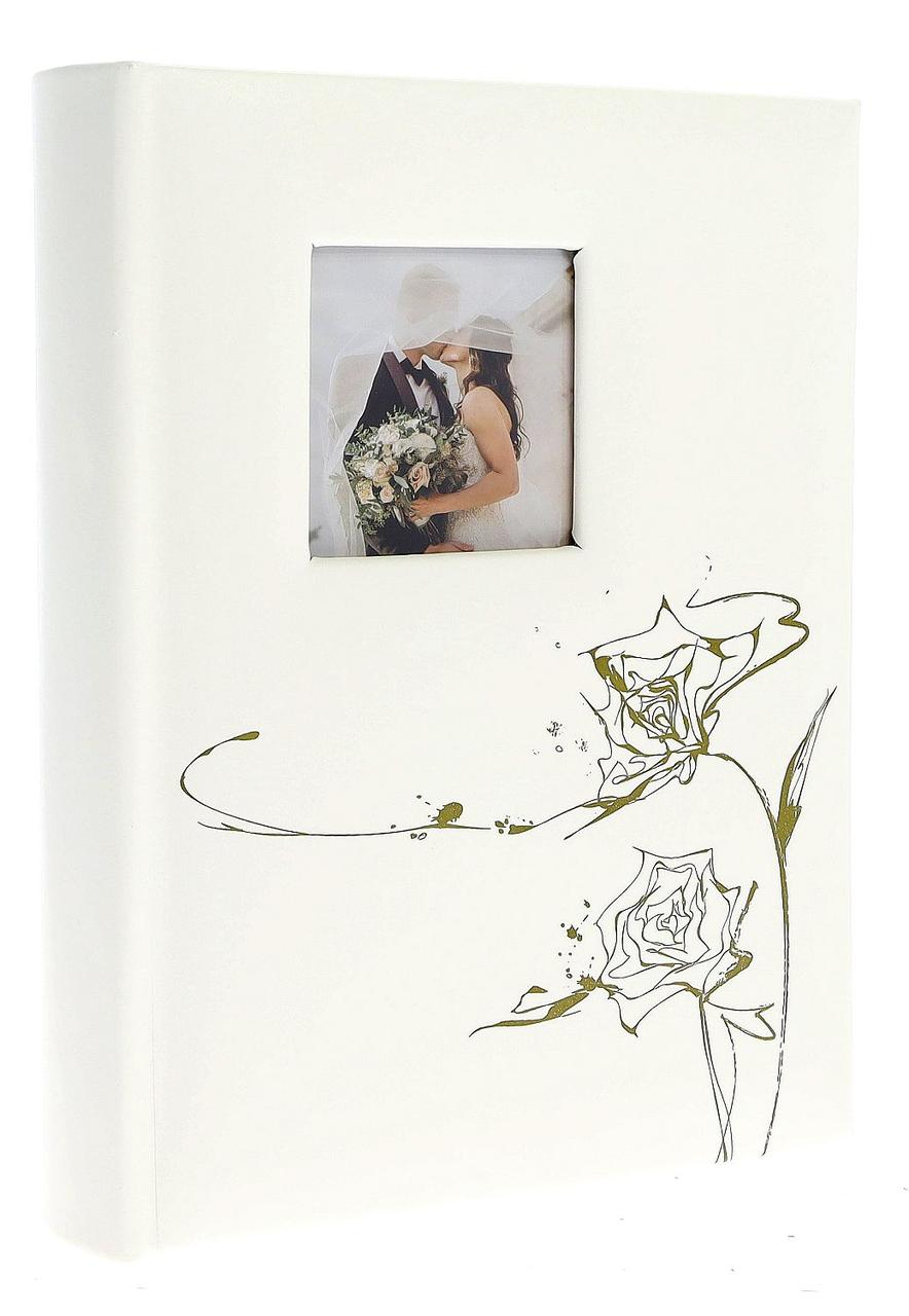 Фотоальбом GEDEON 15x21/100 (книжный переплет, белый)