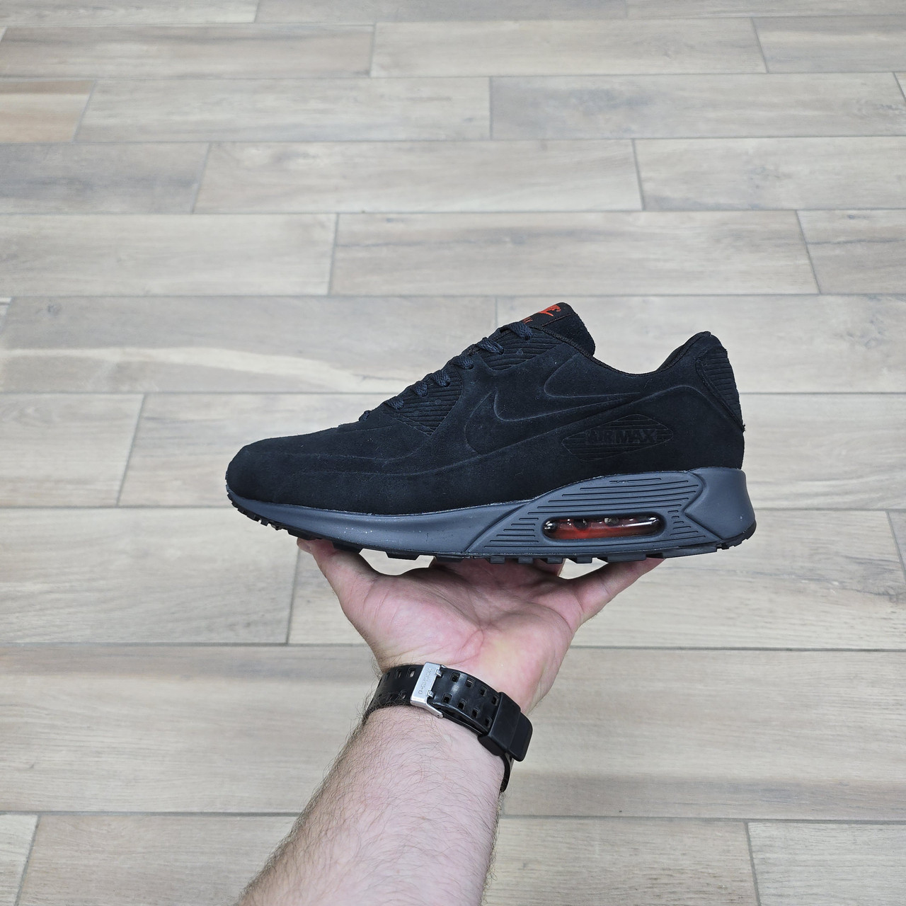 Кроссовки Nike Air Max 90 VT Gray с мехом