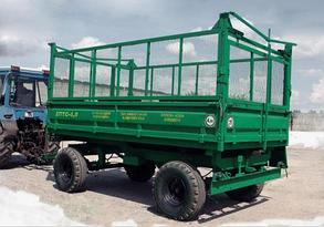 Прицеп тракторный с надставными сетчатыми бортами 2ПТС-4,5-1