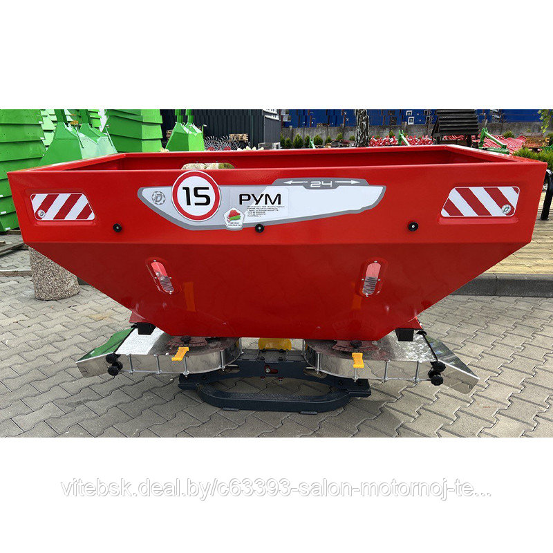 Разбрасыватель удобрений РУМ-600 усиленный с садовой приставкой